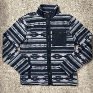 Old Navy Mens Aztec Sherpa Full Zip Outer Sherpa Jacket